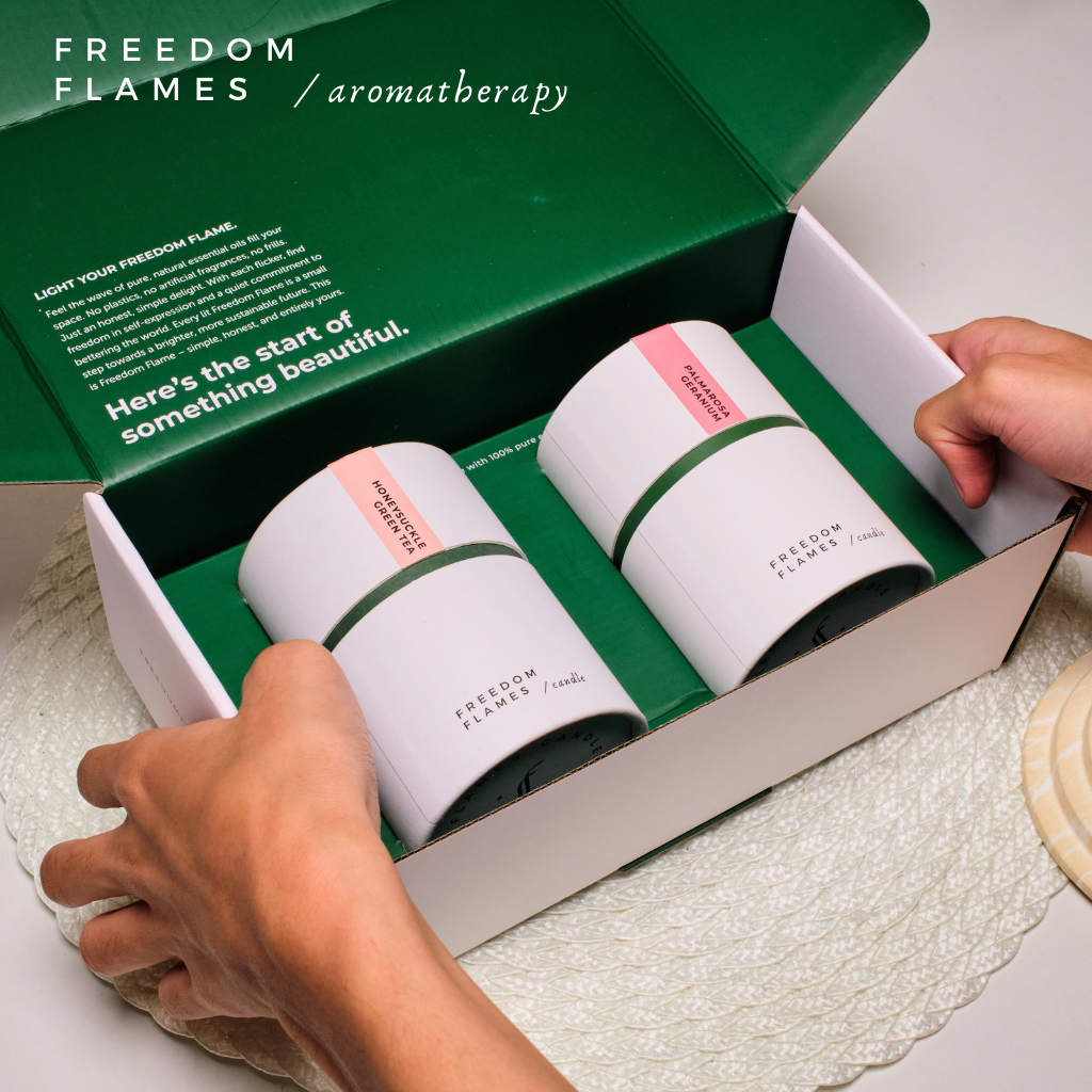 Floral Symphony Duo Candle Gift Set | Freedom Flames