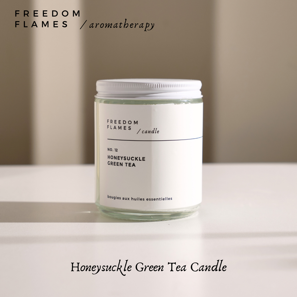 Honeysuckle Green Tea Candle