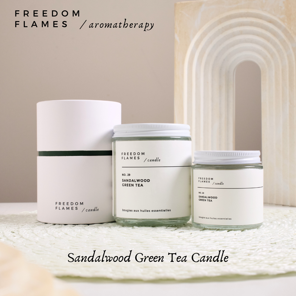 Sandalwood Green Tea Candle