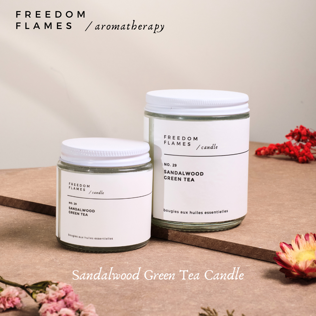 Sandalwood Green Tea Candle