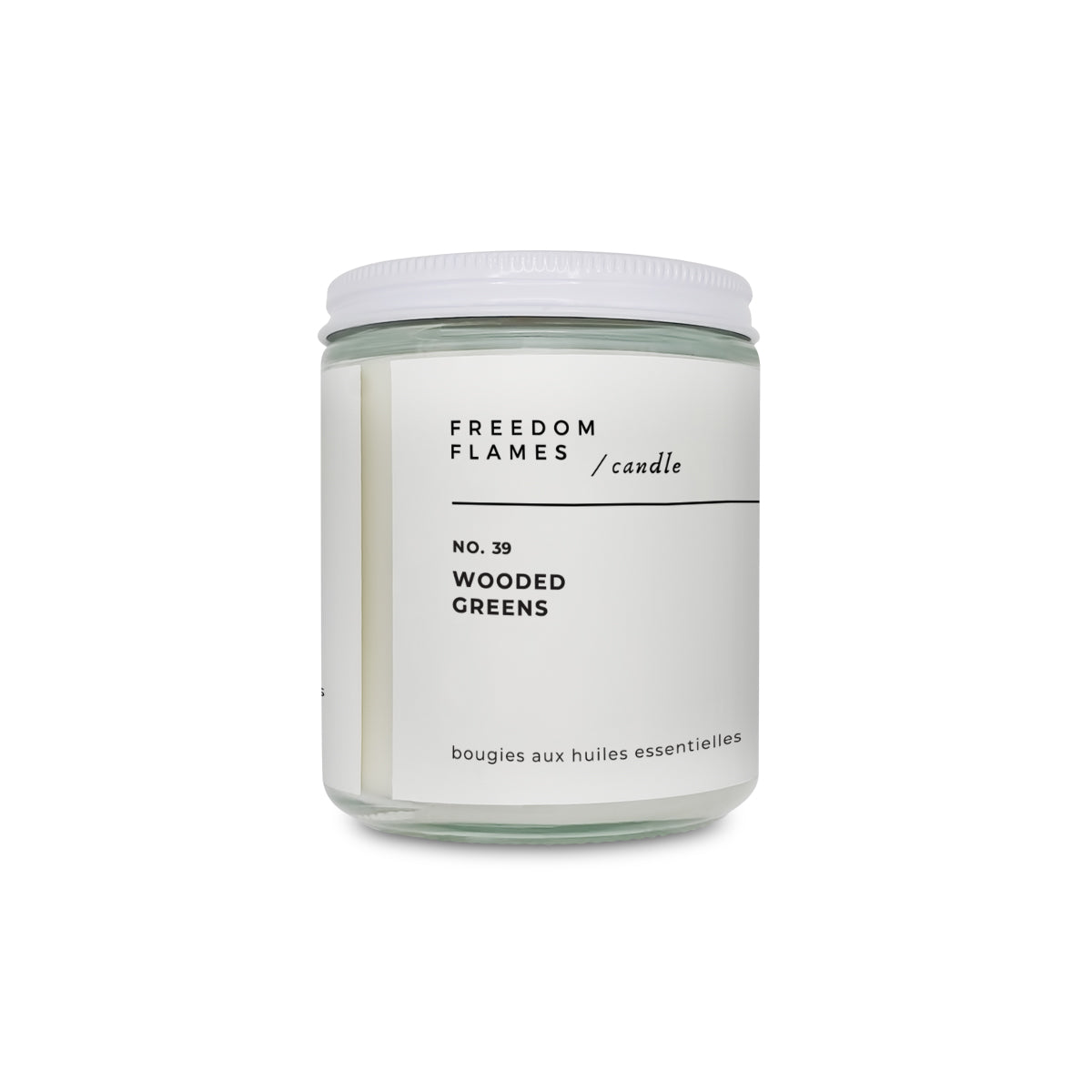 Wooded Greens Scented Candles | Freedom Flames